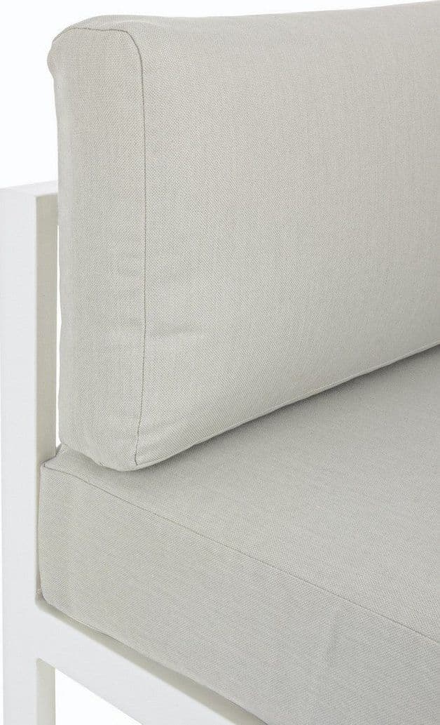 Poltrona angolare "Marinel" con struttura in alluminio, con cuscini e seduta in textilene Giardino e giardinaggio/Arredamento da giardino e accessori/Set di mobili Decor Space - Altamura, Commerciovirtuoso.it