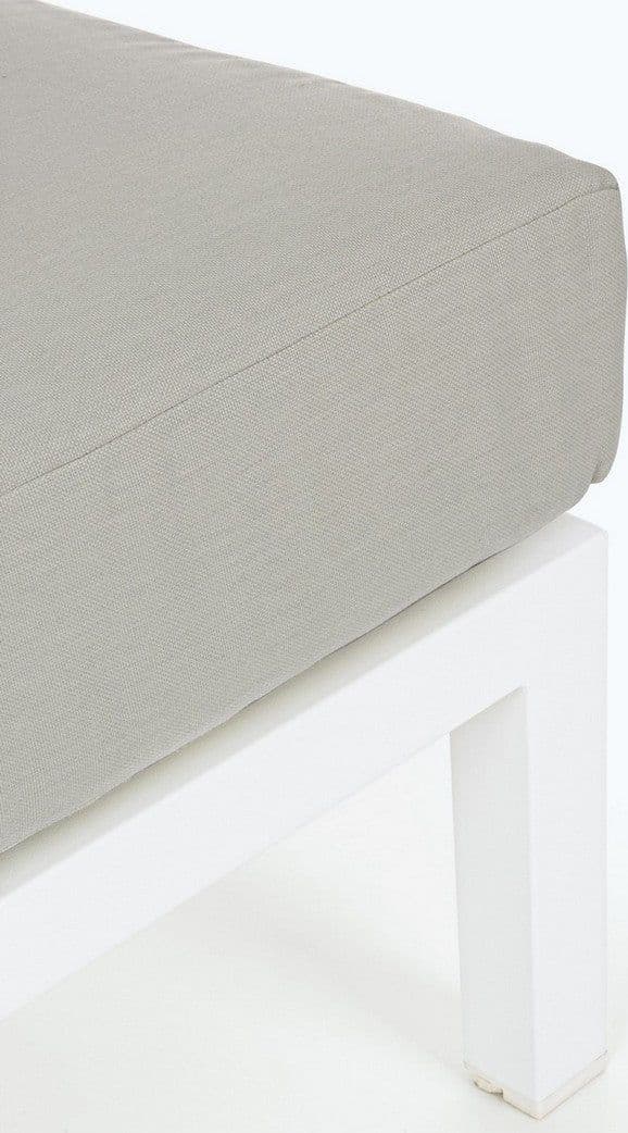 Poltrona angolare "Marinel" con struttura in alluminio, con cuscini e seduta in textilene Giardino e giardinaggio/Arredamento da giardino e accessori/Set di mobili Decor Space - Altamura, Commerciovirtuoso.it