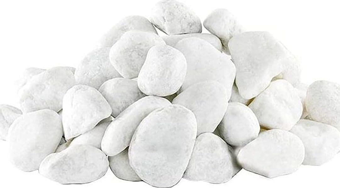 Ciottoli marmo bianco Carrara, sassi decorativi per giardini, 25-40 mm 1 kg Giardino e giardinaggio/Giardinaggio/Terra terricci e pacciami/Terra/Universale Decor Space - Altamura, Commerciovirtuoso.it