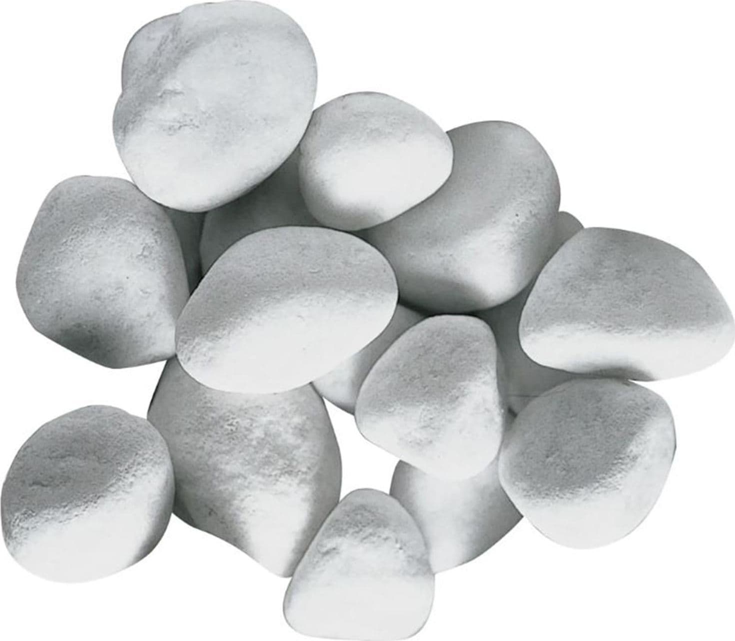 Ciottoli marmo bianco Carrara, sassi decorativi per giardini, 25-40 mm 1 kg in Universale Decor Space - Altamura, commercioVirtuoso.it