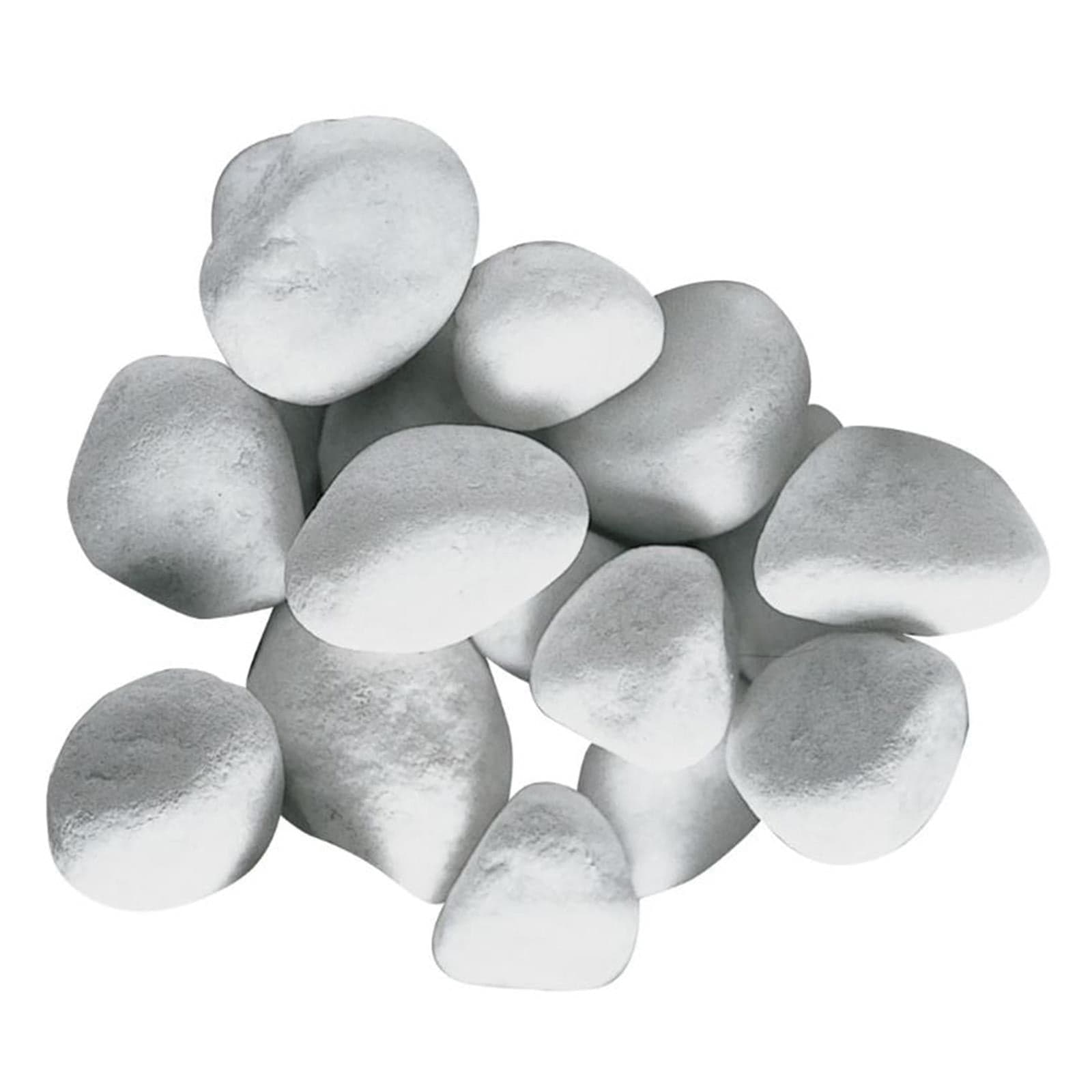Ciottoli marmo bianco Carrara, sassi decorativi per giardini, 25-40 mm 1 kg in Universale Decor Space - Altamura, commercioVirtuoso.it