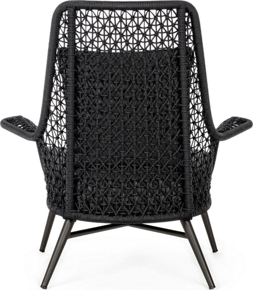 Poltrona "cristobal" Con Cuscini, Struttura In Alluminio Resistente Per Esterno Giardino e giardinaggio/Arredamento da giardino e accessori/Poltrone Decor Space - Altamura, Commerciovirtuoso.it