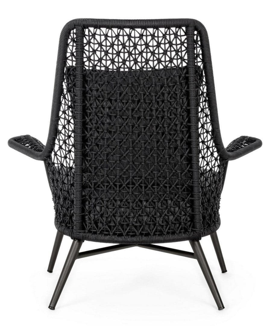 Poltrona "cristobal" Con Cuscini, Struttura In Alluminio Resistente Per Esterno Giardino e giardinaggio/Arredamento da giardino e accessori/Poltrone Decor Space - Altamura, Commerciovirtuoso.it