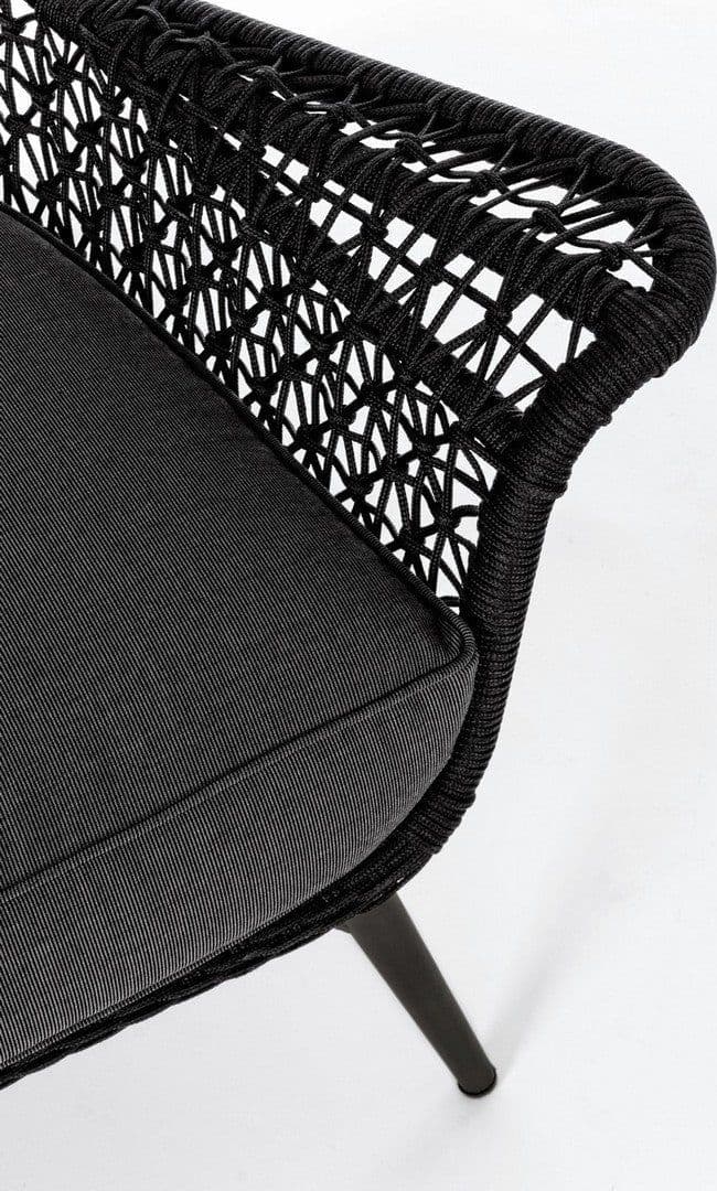 Poltrona "cristobal" Con Cuscini, Struttura In Alluminio Resistente Per Esterno Giardino e giardinaggio/Arredamento da giardino e accessori/Poltrone Decor Space - Altamura, Commerciovirtuoso.it