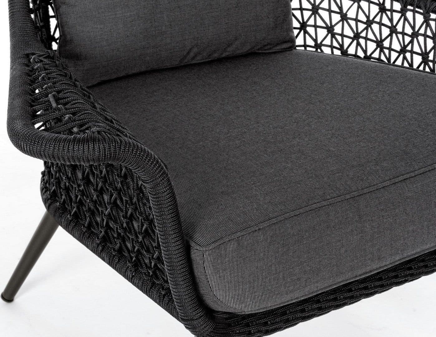 Poltrona "cristobal" Con Cuscini, Struttura In Alluminio Resistente Per Esterno Giardino e giardinaggio/Arredamento da giardino e accessori/Poltrone Decor Space - Altamura, Commerciovirtuoso.it