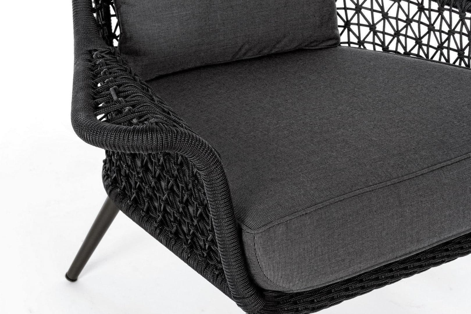 Poltrona "cristobal" Con Cuscini, Struttura In Alluminio Resistente Per Esterno Giardino e giardinaggio/Arredamento da giardino e accessori/Poltrone Decor Space - Altamura, Commerciovirtuoso.it