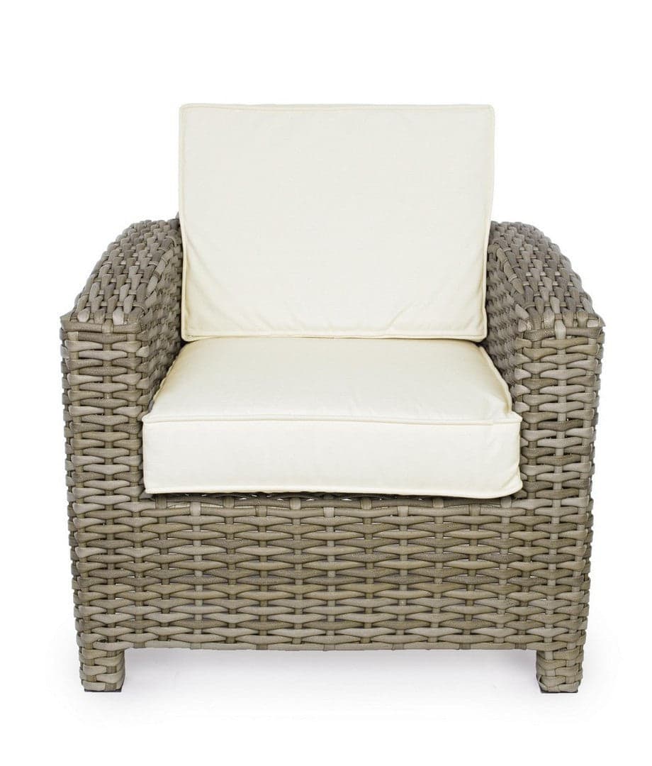Poltrona "lesly" Con Cuscini Comodi E Sfoderabili, Struttura Resistente Per Esterno Giardino e giardinaggio/Arredamento da giardino e accessori/Poltrone Decor Space - Altamura, Commerciovirtuoso.it