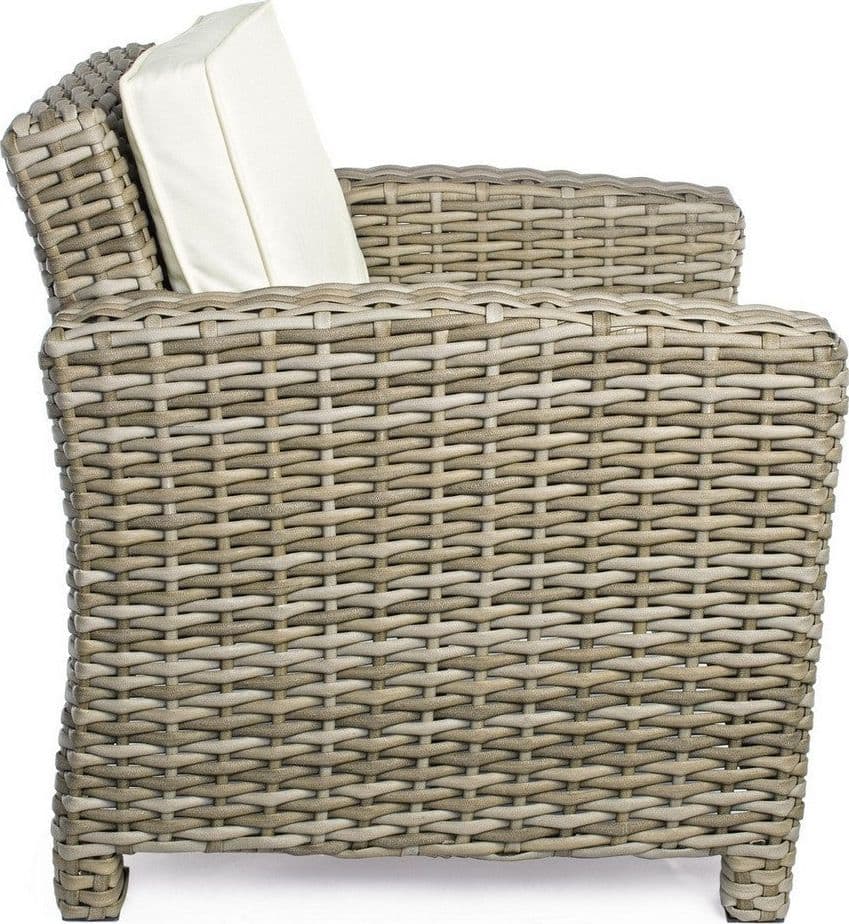 Poltrona "lesly" Con Cuscini Comodi E Sfoderabili, Struttura Resistente Per Esterno Giardino e giardinaggio/Arredamento da giardino e accessori/Poltrone Decor Space - Altamura, Commerciovirtuoso.it