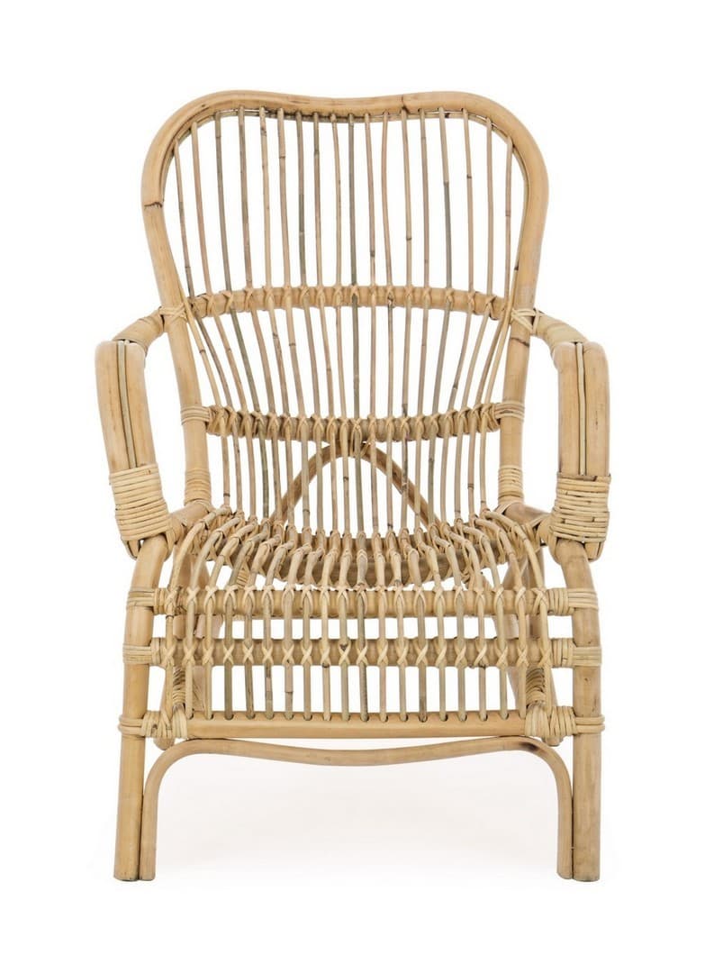 Poltrona "clarita" Struttura In Rattan, Intreccio In Midollino, Per Esterno E Giardino Giardino e giardinaggio/Arredamento da giardino e accessori/Poltrone Decor Space - Altamura, Commerciovirtuoso.it