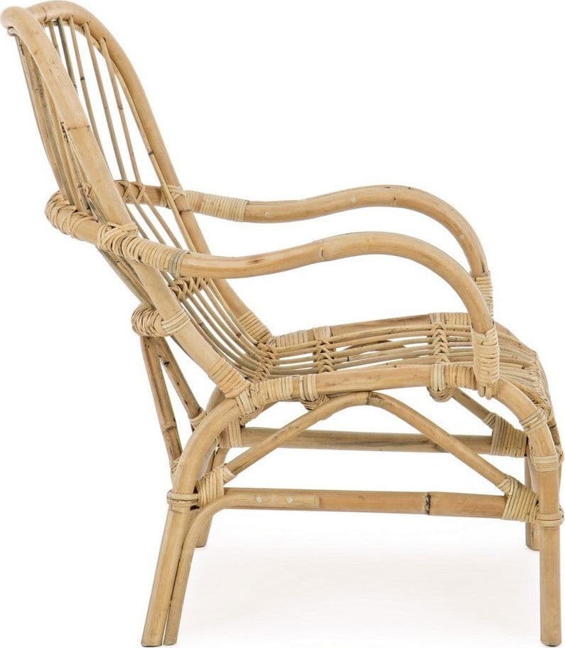 Poltrona "clarita" Struttura In Rattan, Intreccio In Midollino, Per Esterno E Giardino Giardino e giardinaggio/Arredamento da giardino e accessori/Poltrone Decor Space - Altamura, Commerciovirtuoso.it