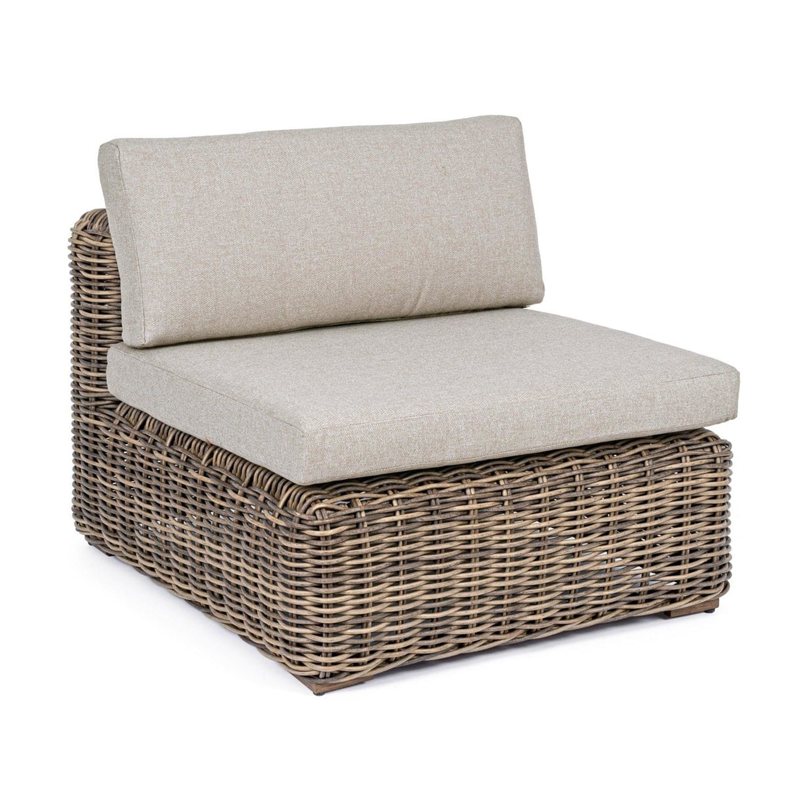 Poltrona "Coraline" struttura in alluminio, per esterno, cuscini seduta e schienale sfoderabili in Poltrone Decor Space - Altamura, commercioVirtuoso.it