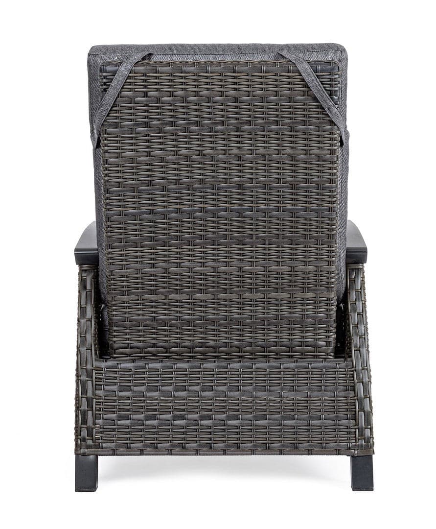 Poltrona Reclinabile "britton" Con Braccioli, Cuscini Comodi E Sfoderabili, In Alluminio Giardino e giardinaggio/Arredamento da giardino e accessori/Poltrone Decor Space - Altamura, Commerciovirtuoso.it