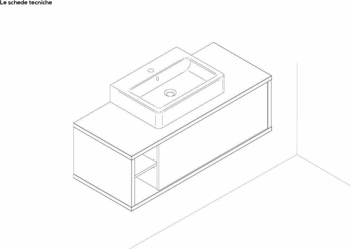 Mobili da bagno sospeso completo con lavabo, colonna e cassettiera rovere e marmo Casa e cucina/Bagno/Mobili da bagno/Mobiletti e armadietti/Mobili a terra Decor Space - Altamura, Commerciovirtuoso.it