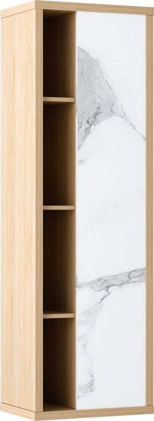 Mobili da bagno sospeso completo con lavabo, colonna e cassettiera rovere e marmo Casa e cucina/Bagno/Mobili da bagno/Mobiletti e armadietti/Mobili a terra Decor Space - Altamura, Commerciovirtuoso.it