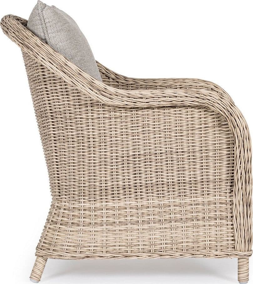 Poltrona "Aditya New" con cuscini sfoderabili, seduta comoda, struttura in alluminio per esterno in Poltrone Decor Space - Altamura, commercioVirtuoso.it