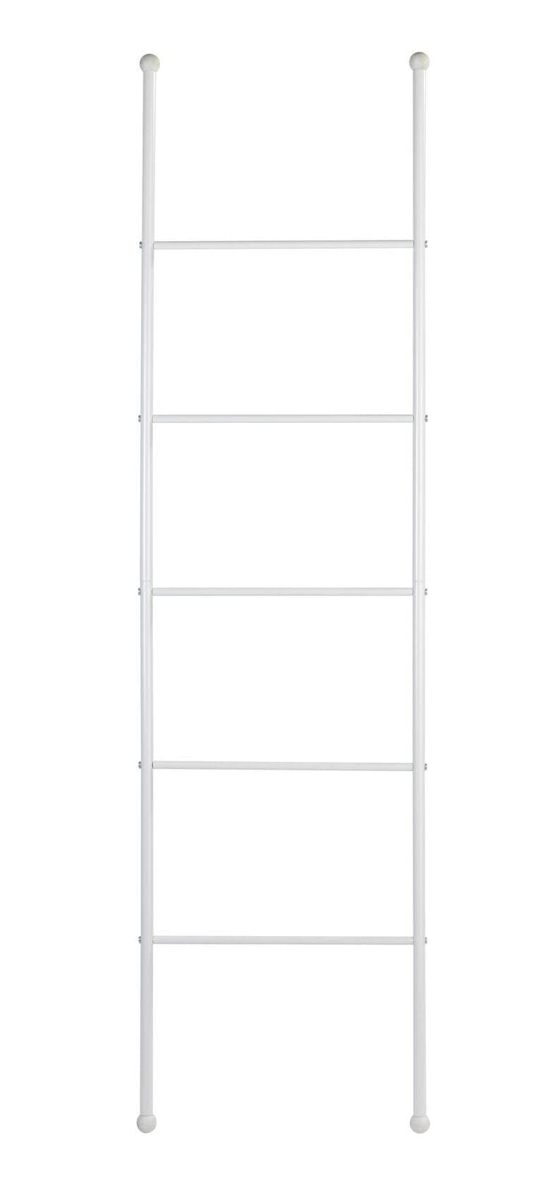 Scala decorativa in acciaio verniciato porta asciugamani da bagno h 154 cm in Asciugamani viso-mani Decor Space - Altamura, commercioVirtuoso.it