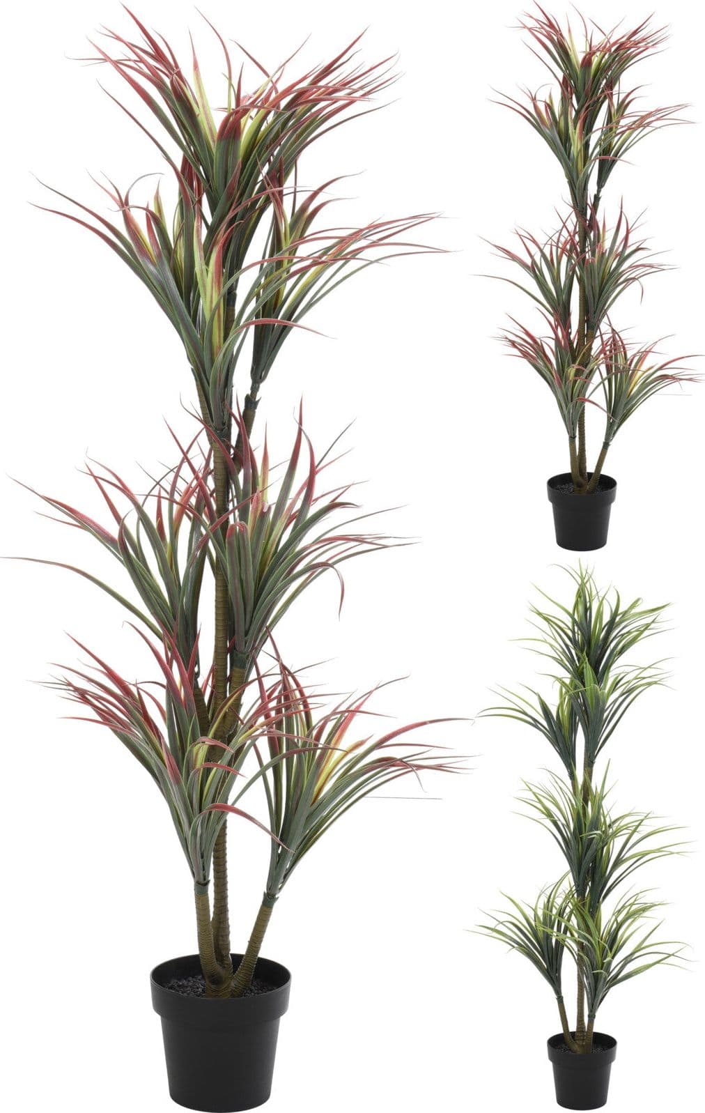 Vaso pianta artificiale Yucca decorativa verde da 150 cm per interno in Piante artificiali Decor Space - Altamura, commercioVirtuoso.it