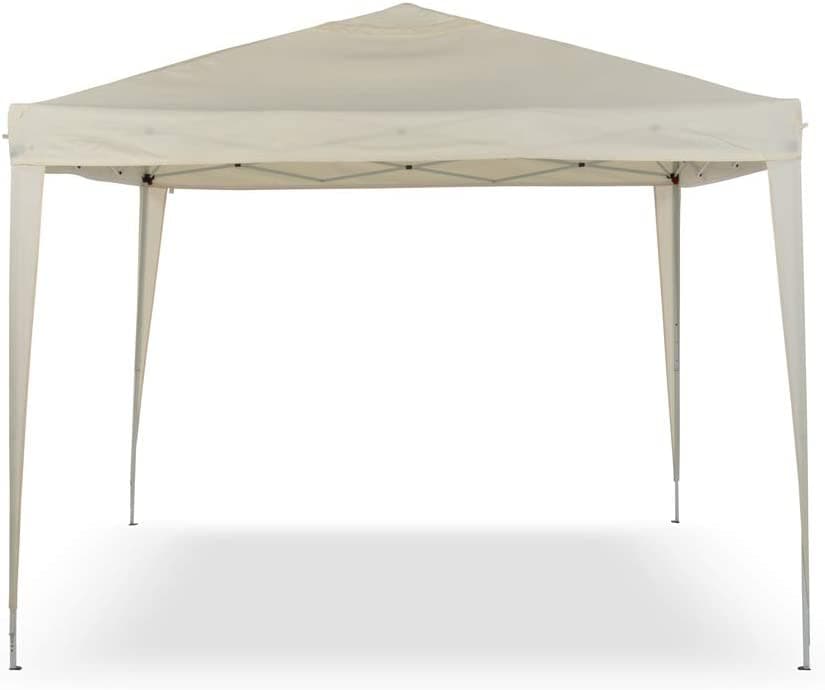 Gazebo pieghevole Beige da giardino 3 x 3 mt per esterno impermeabile in Gazebo Decor Space - Altamura, commercioVirtuoso.it