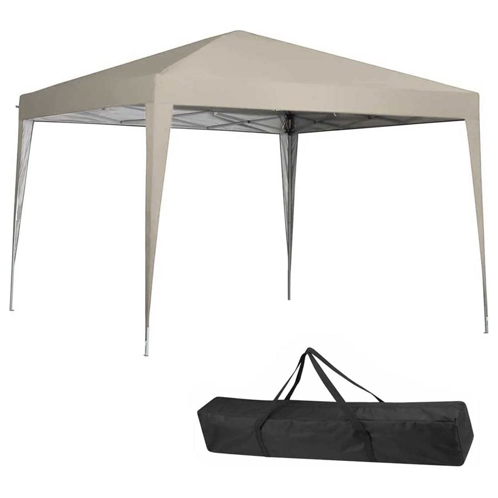 Gazebo pieghevole Beige da giardino 3 x 3 mt per esterno impermeabile in Gazebo Decor Space - Altamura, commercioVirtuoso.it