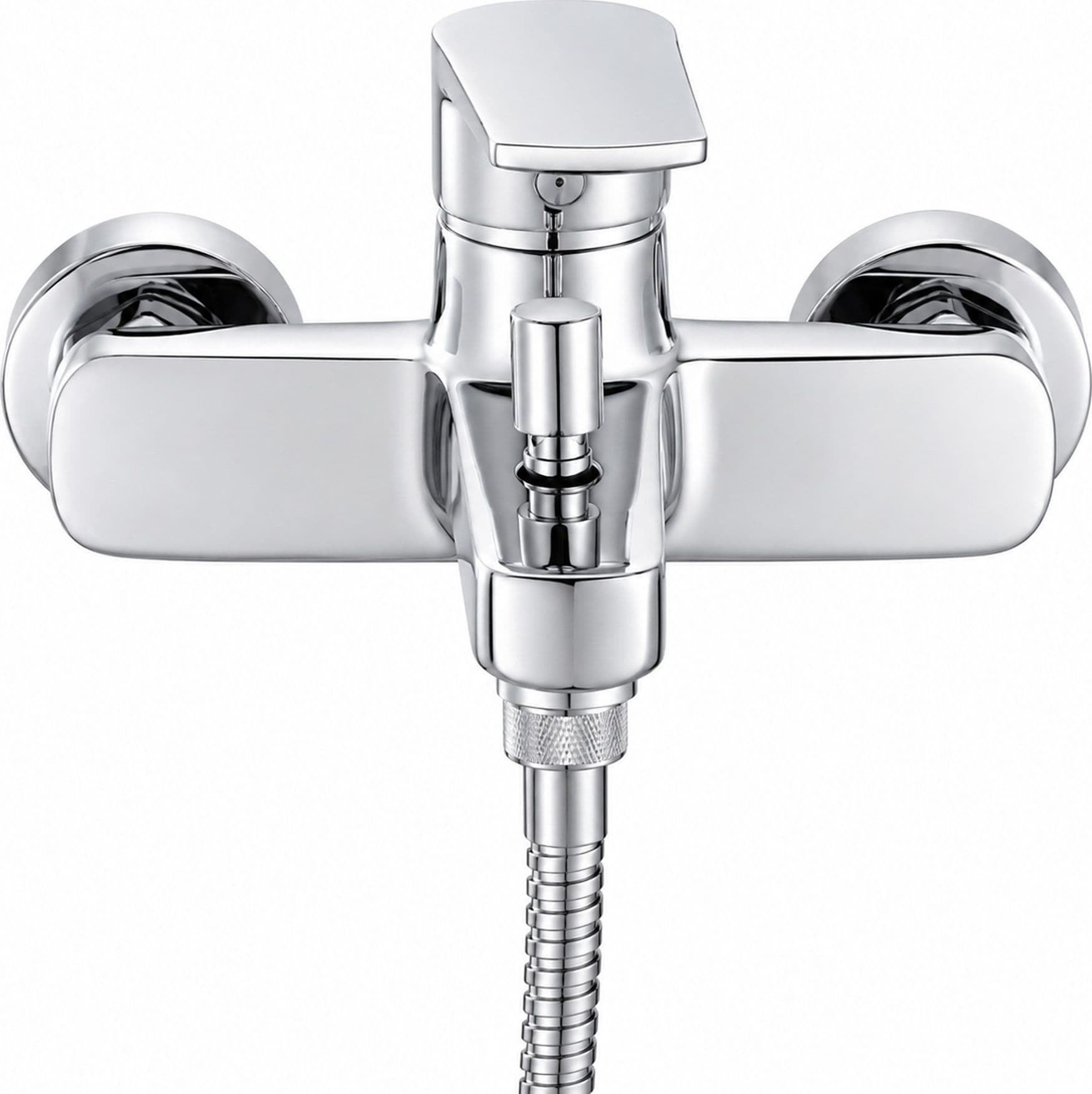 Miscelatore Rubinetto Esterno Vasca Asia In Ottone Cromato Con Doccia - 3