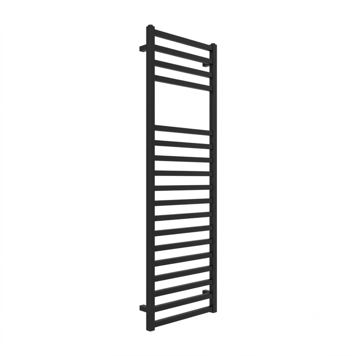 Termoarredo Scaldasalviette Quadrato Nero Opaco Per Bagno - 17