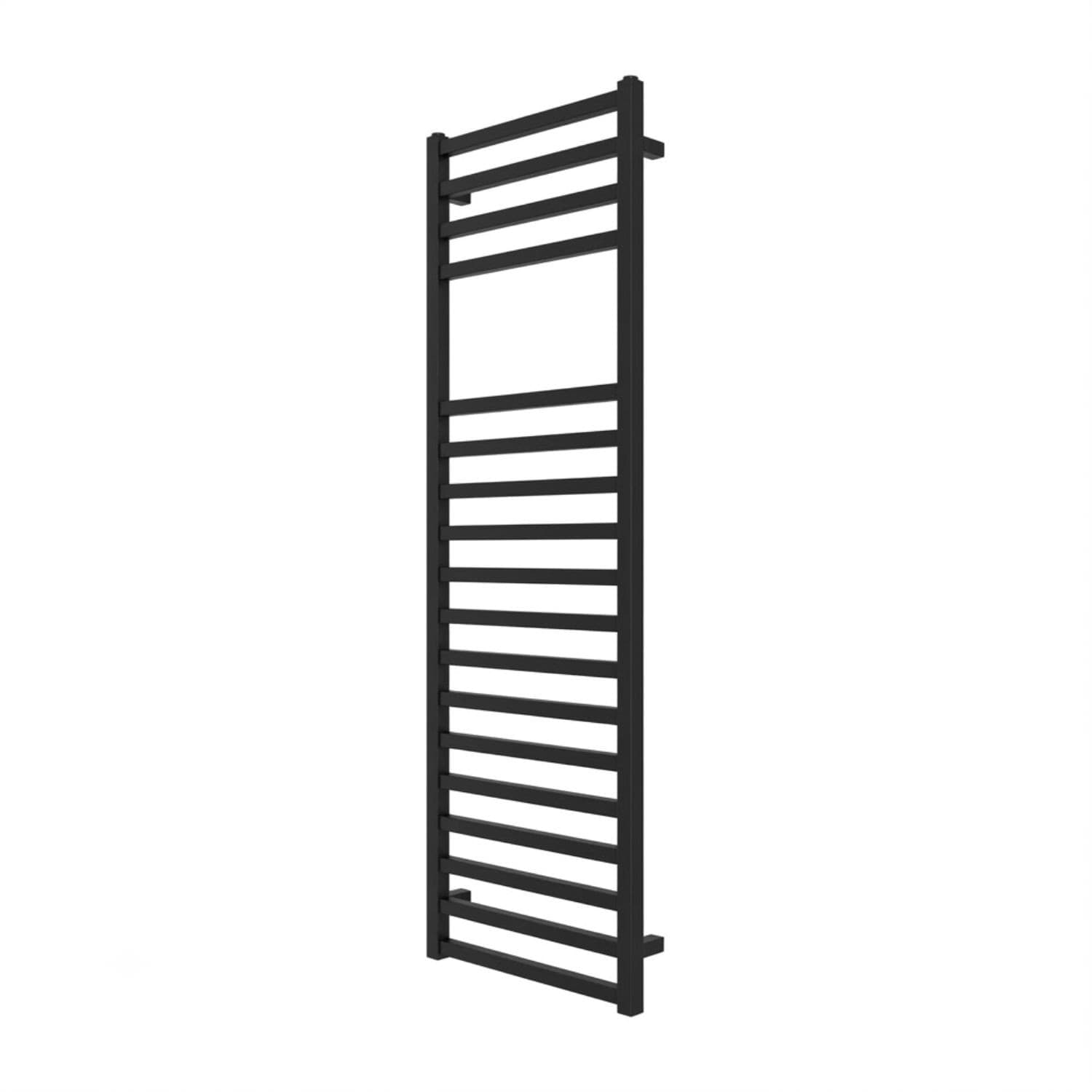 Termoarredo Scaldasalviette Quadrato Nero Opaco Per Bagno - 30