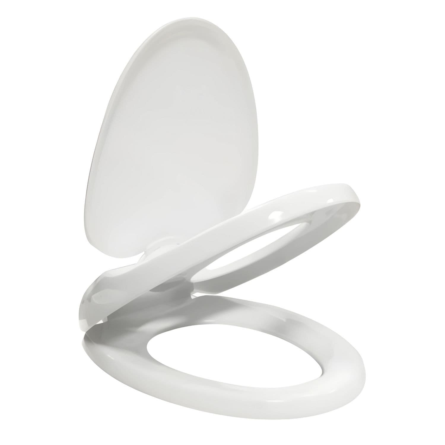 Sedile Wc Copri Water Tavoletta Vaso Universale Bianco Polipropilene PP Baby Family Sistema Soft Closing Bagno - 4