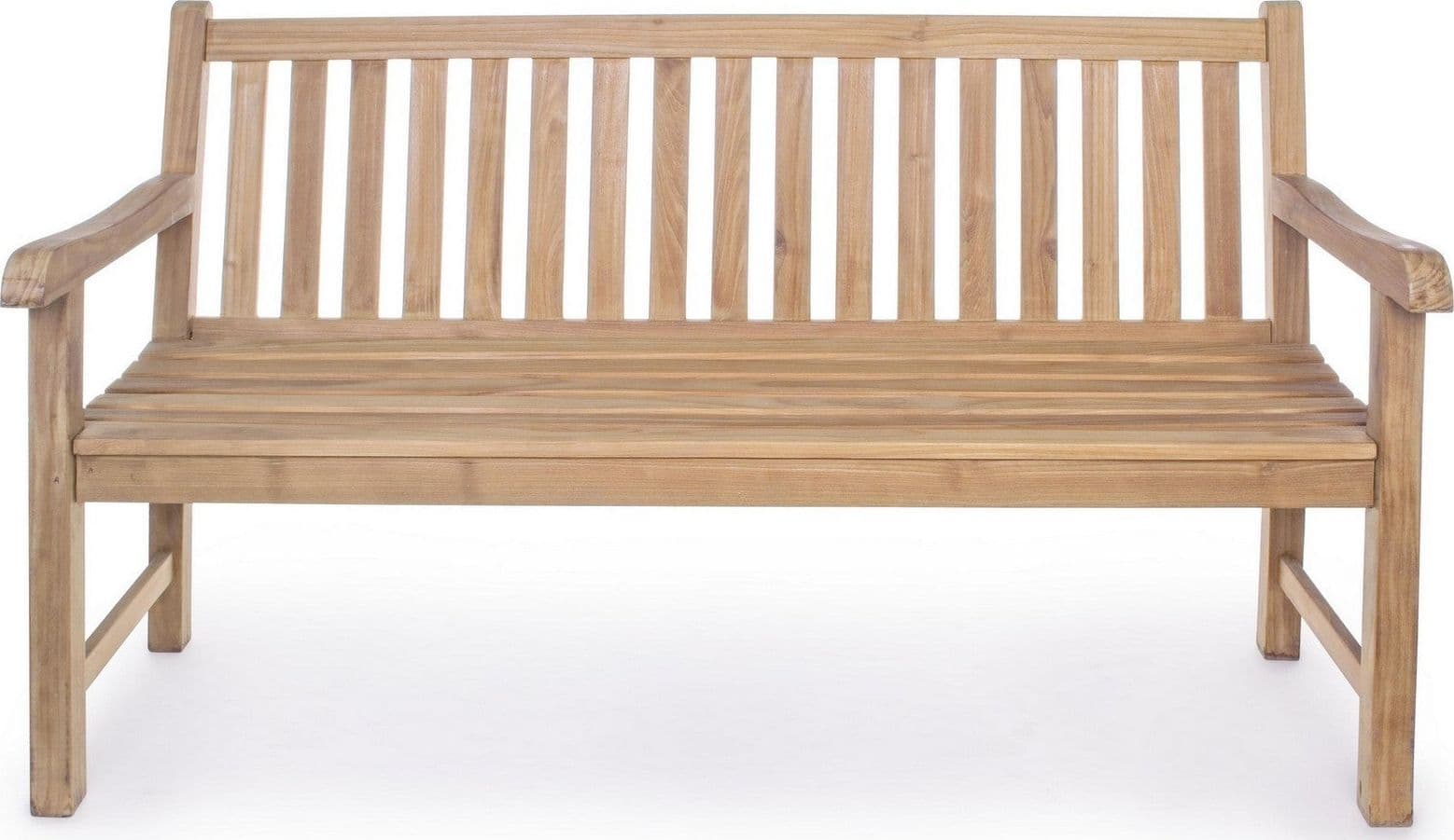 Panchina da giardino "Linda" in legno di Teak massiccio, con braccioli, per esterno e veranda in Panche Decor Space - Altamura, commercioVirtuoso.it