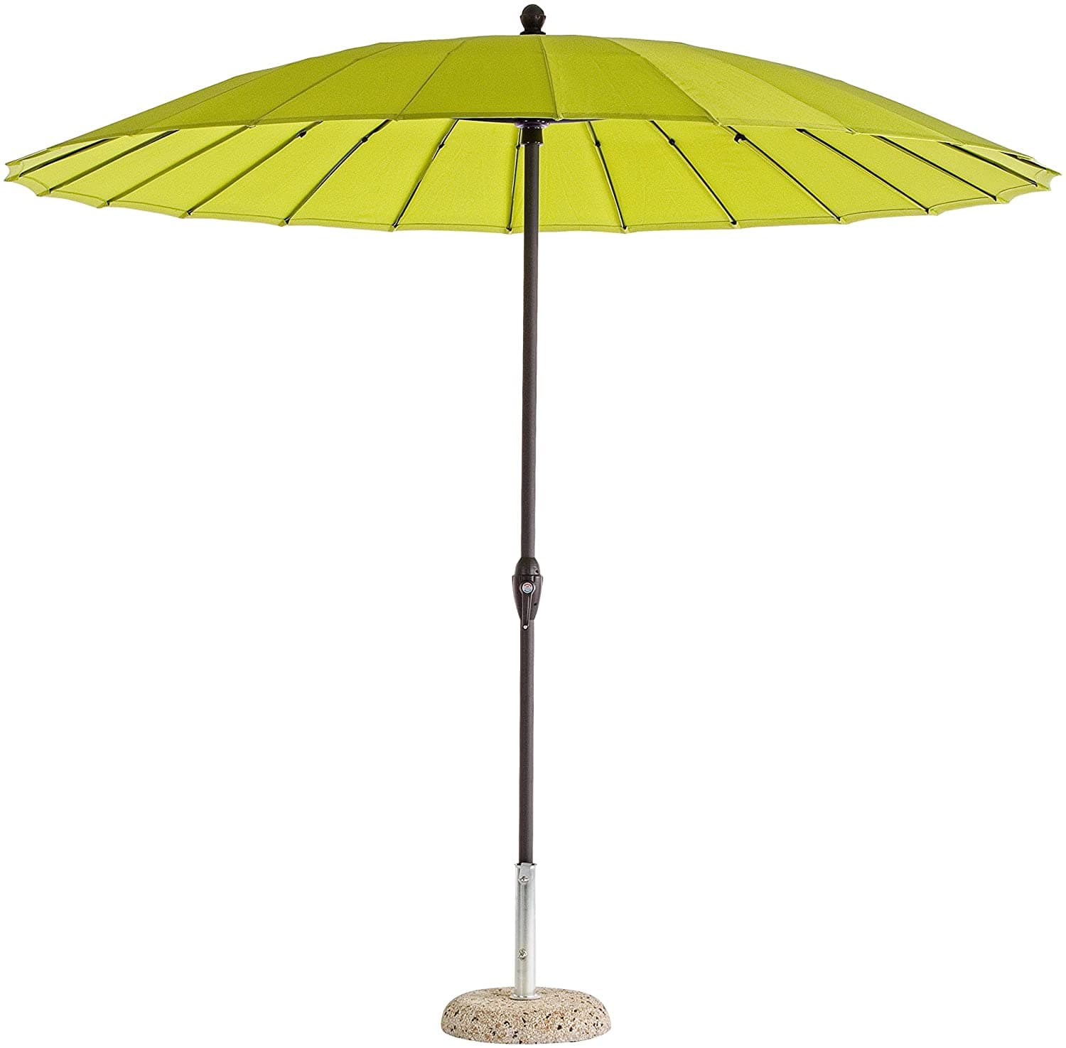 Ombrellone palo centrale "Atlanta" in acciaio verniciato a polvere per giardino e balcone Ø 270 cm in Ombrelloni Decor Space - Altamura, commercioVirtuoso.it