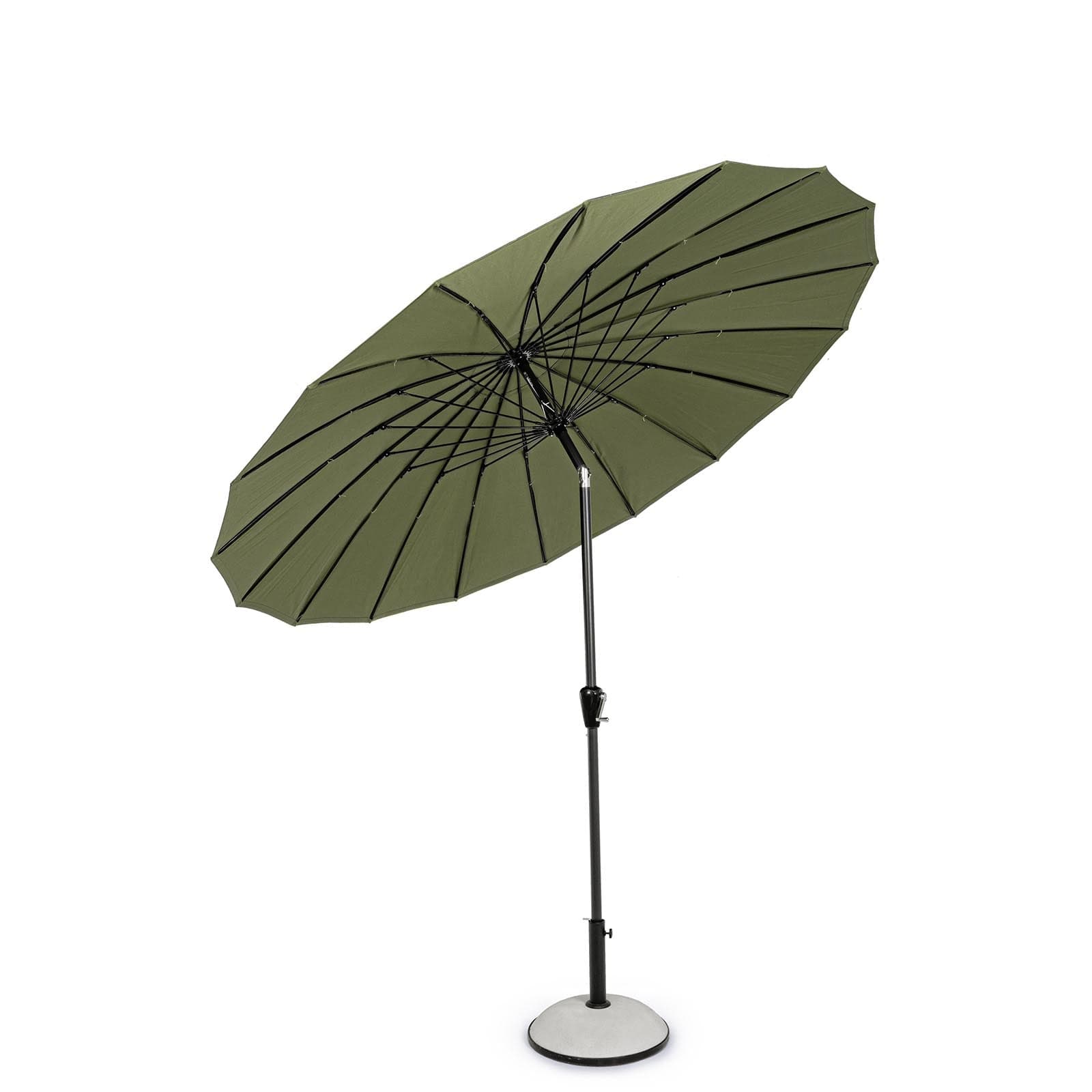 Ombrellone palo centrale "Atlanta" in acciaio verniciato a polvere per giardino e balcone Ø 270 cm in Ombrelloni Decor Space - Altamura, commercioVirtuoso.it