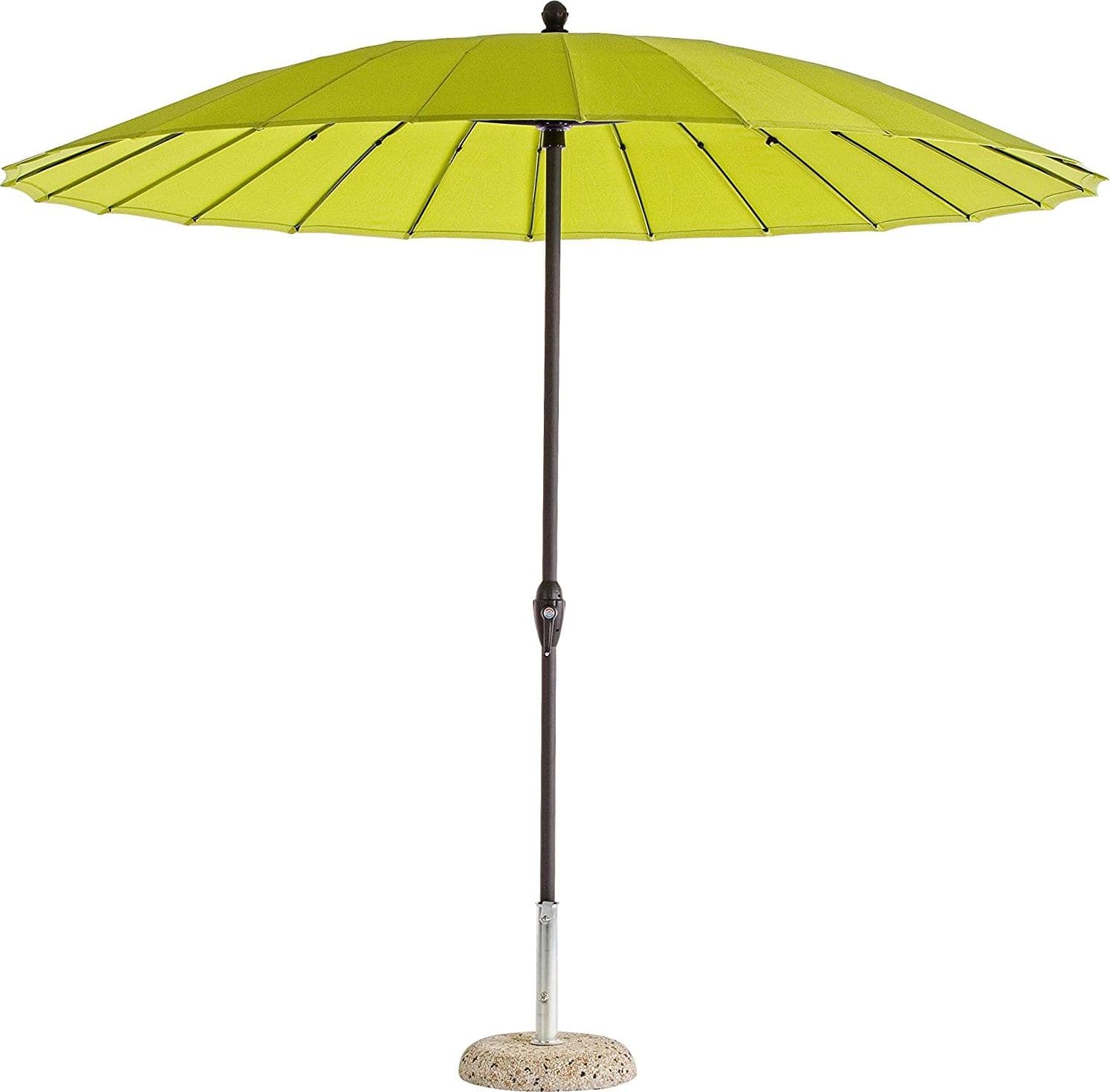 Ombrellone palo centrale "Atlanta" in acciaio verniciato a polvere per giardino e balcone Ø 270 cm in Ombrelloni Decor Space - Altamura, commercioVirtuoso.it
