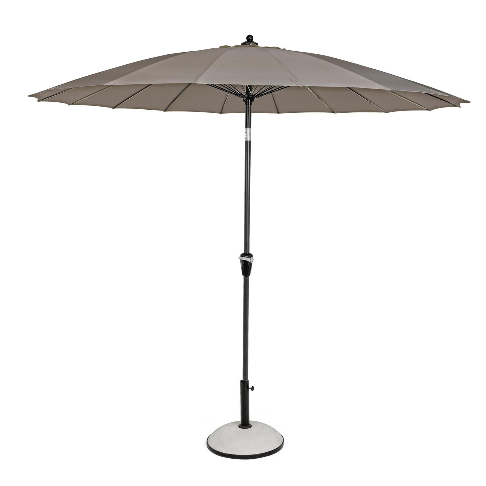 Ombrellone palo centrale "Atlanta" in acciaio verniciato a polvere per giardino e balcone Ø 270 cm in Ombrelloni Decor Space - Altamura, commercioVirtuoso.it