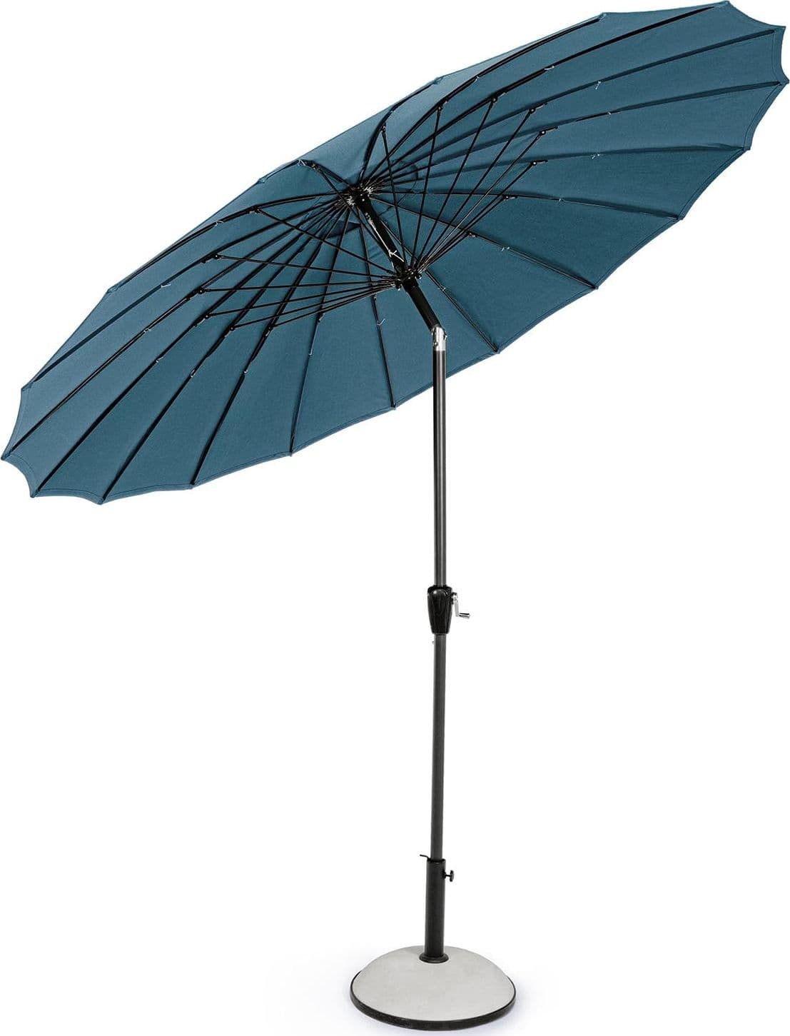 Ombrellone palo centrale "Atlanta" in acciaio verniciato a polvere per giardino e balcone Ø 270 cm in Ombrelloni Decor Space - Altamura, commercioVirtuoso.it