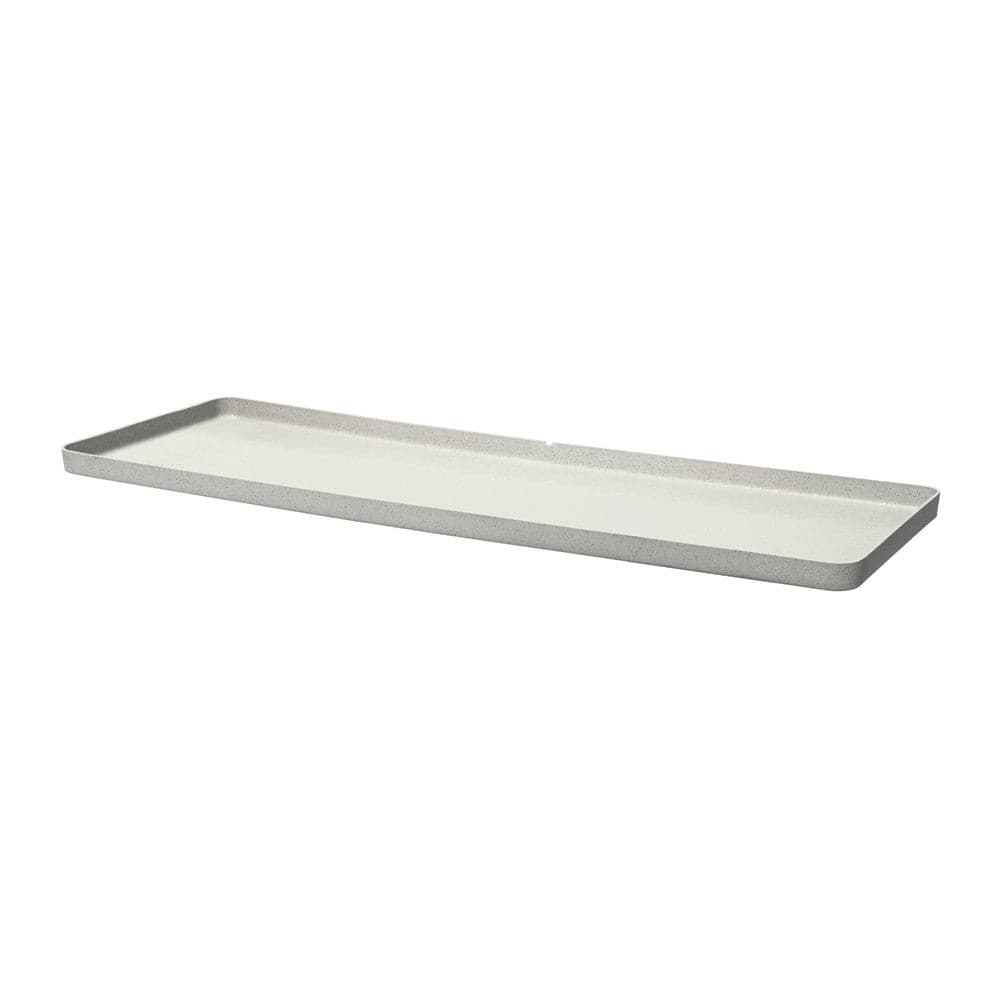 Sottovaso "Matter Rettangolare" in plastica 100% riciclata da esterno per fiori e piante in Sottovasi Decor Space - Altamura, commercioVirtuoso.it