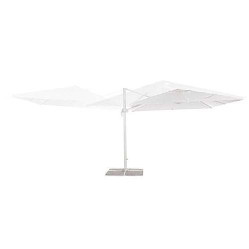 Ombrellone con palo laterale "Sahara" in alluminio verniciato a polvere da giardino e balcone in Ombrelloni Decor Space - Altamura, commercioVirtuoso.it