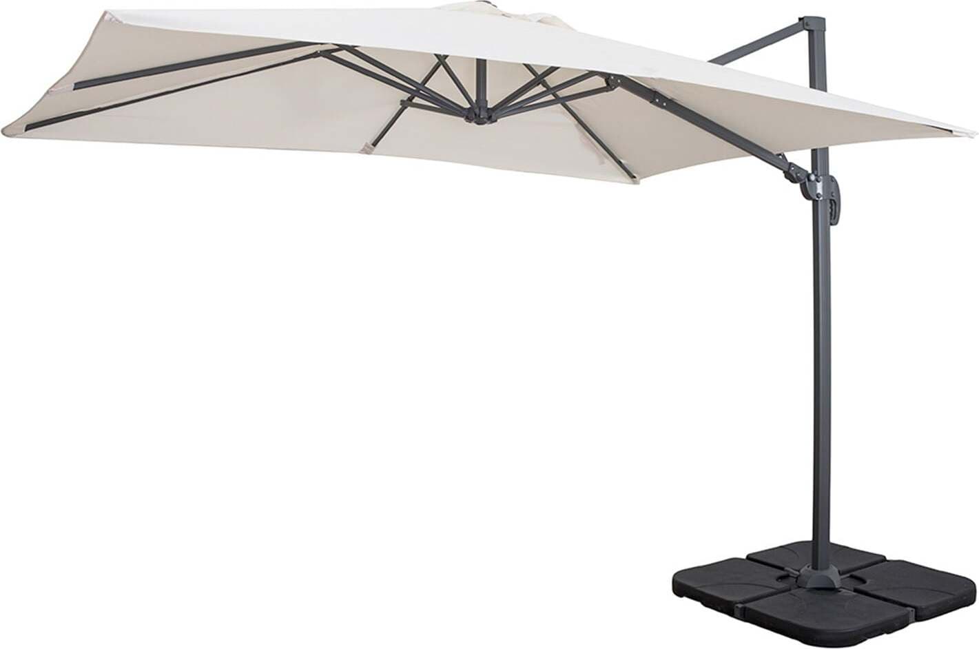 Ombrellone Con Palo Laterale ''mercurio'' 3 X 3 Mt In Alluminio Da Giardino E Balcone Giardino e giardinaggio/Arredamento da giardino e accessori/Ombrelloni tende e tettucci parasole/Ombrelloni Decor Space - Altamura, Commerciovirtuoso.it