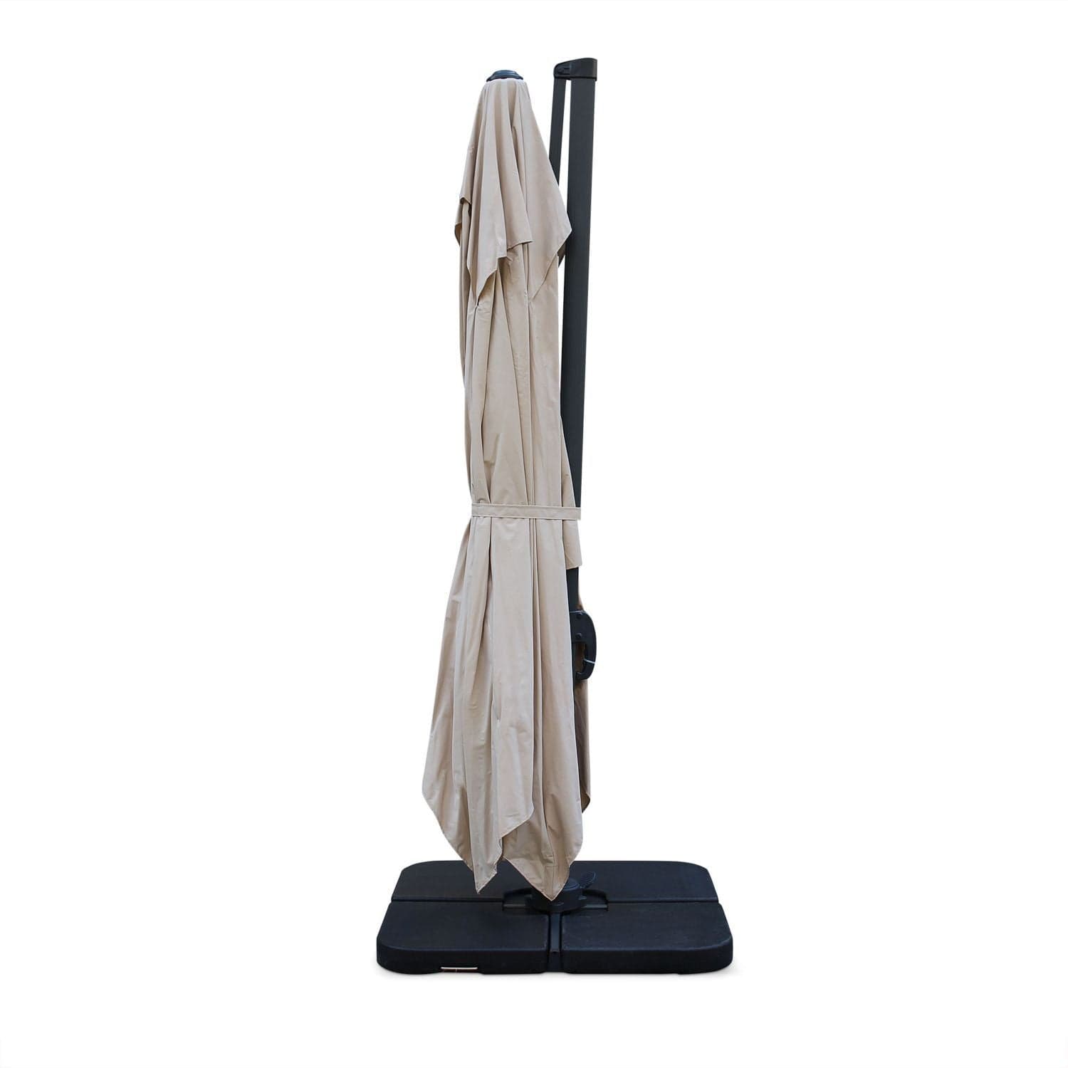 Ombrellone Con Palo Laterale ''mercurio'' 3 X 3 Mt In Alluminio Da Giardino E Balcone Giardino e giardinaggio/Arredamento da giardino e accessori/Ombrelloni tende e tettucci parasole/Ombrelloni Decor Space - Altamura, Commerciovirtuoso.it