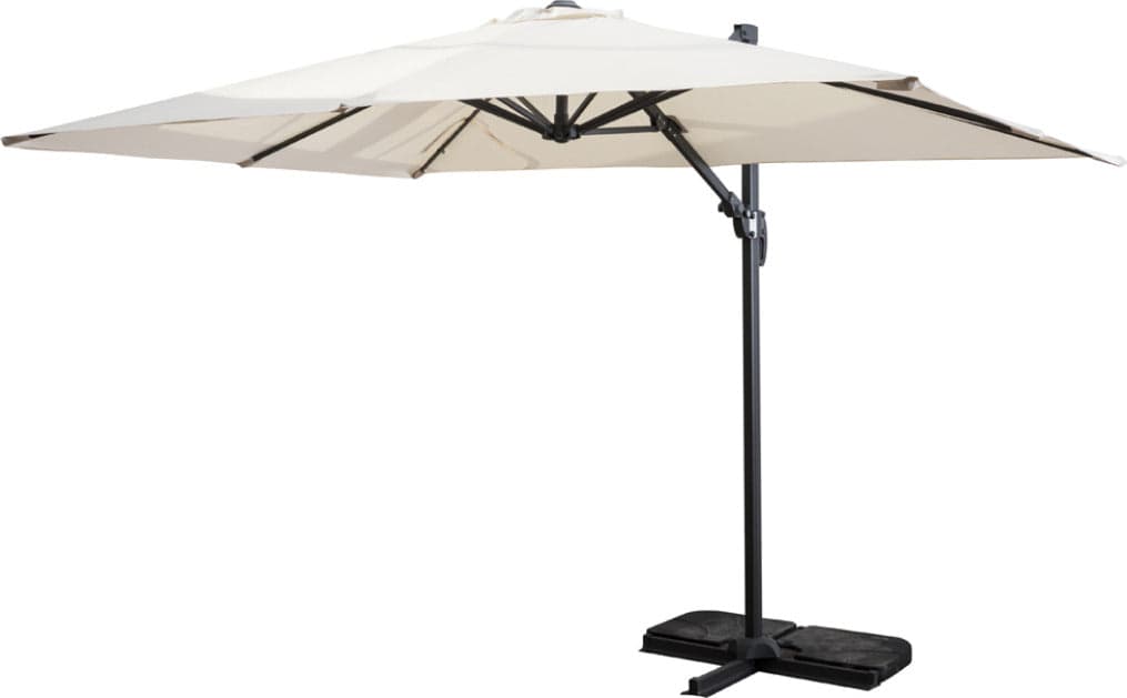 Ombrellone Con Palo Laterale ''mercurio'' 3 X 3 Mt In Alluminio Da Giardino E Balcone Giardino e giardinaggio/Arredamento da giardino e accessori/Ombrelloni tende e tettucci parasole/Ombrelloni Decor Space - Altamura, Commerciovirtuoso.it