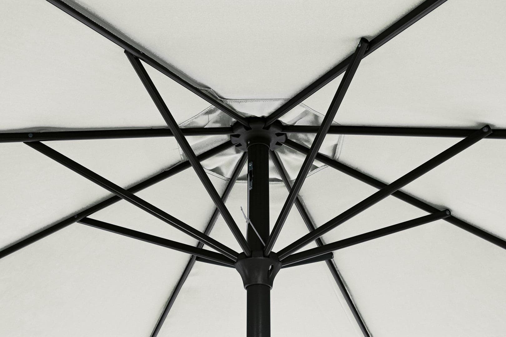 Ombrellone palo centrale "Ombra" in acciaio verniciato a polvere per giardino e balcone Ø 3 mt in Ombrelloni Decor Space - Altamura, commercioVirtuoso.it