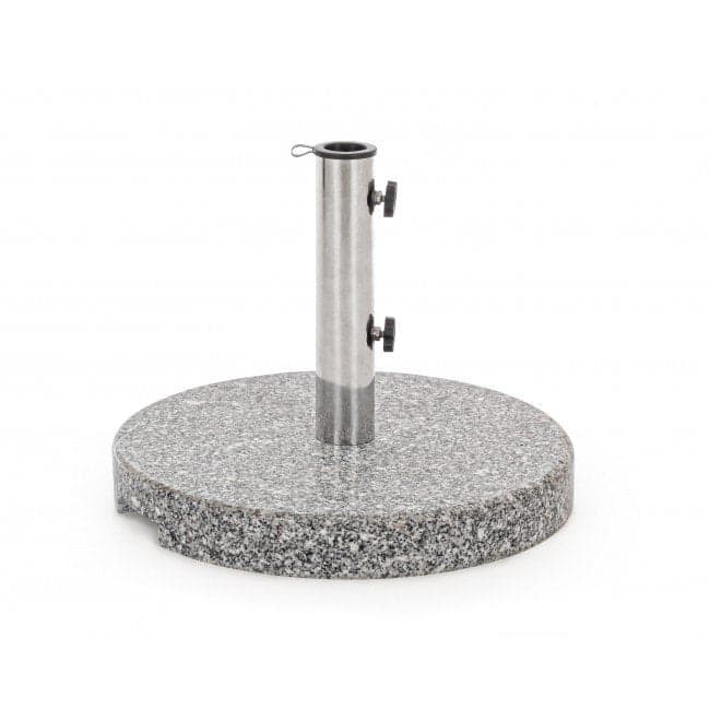Base moderna "Stein" per ombrellone palo centrale in granito da 25 kg in Basi e supporti per ombrelloni Decor Space - Altamura, commercioVirtuoso.it
