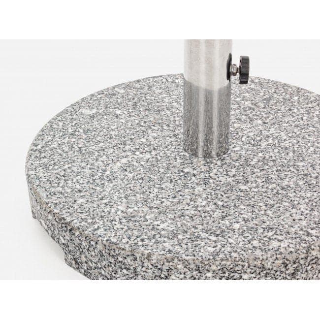 Base moderna "Stein" per ombrellone palo centrale in granito da 25 kg in Basi e supporti per ombrelloni Decor Space - Altamura, commercioVirtuoso.it