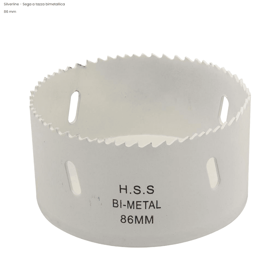 Fresa / Sega a tazza Silverline bimetallica multimateriale