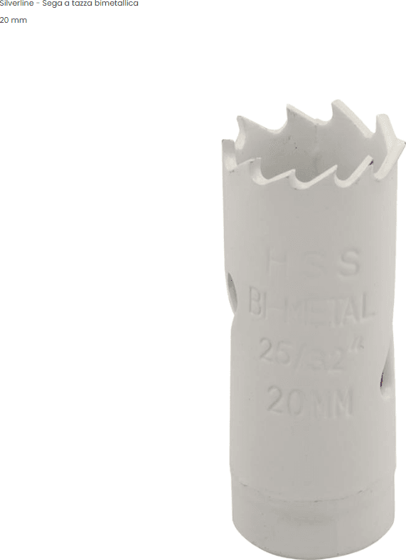 Fresa / Sega a tazza Silverline bimetallica multimateriale Silverline