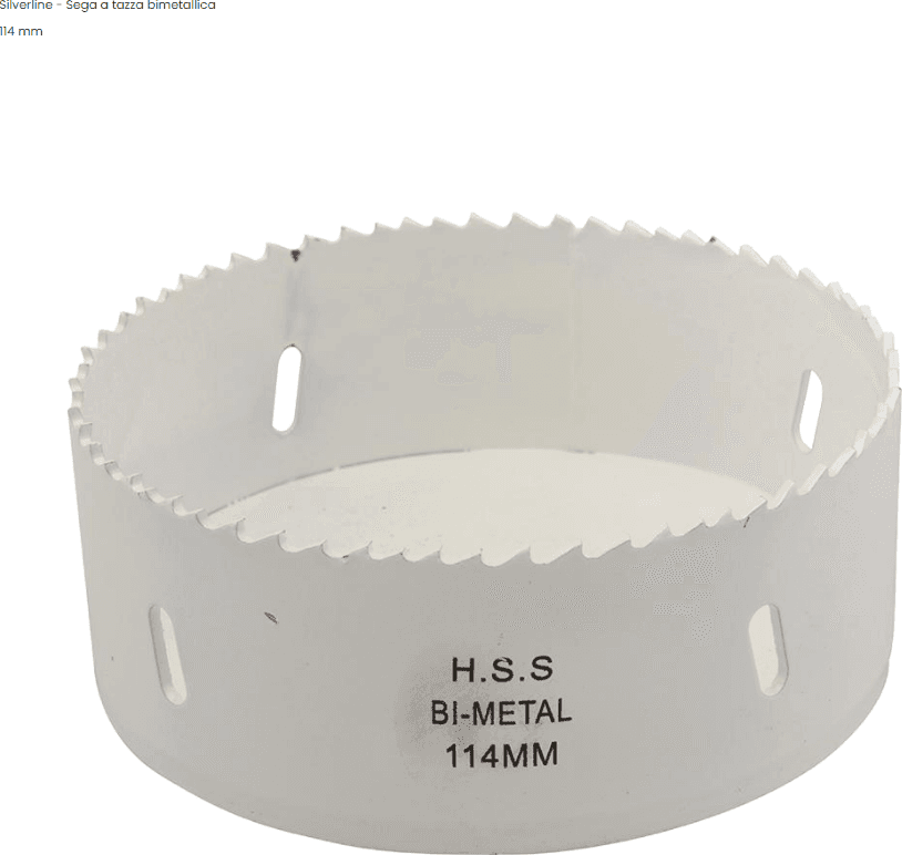 Fresa / Sega a tazza Silverline bimetallica multimateriale Silverline