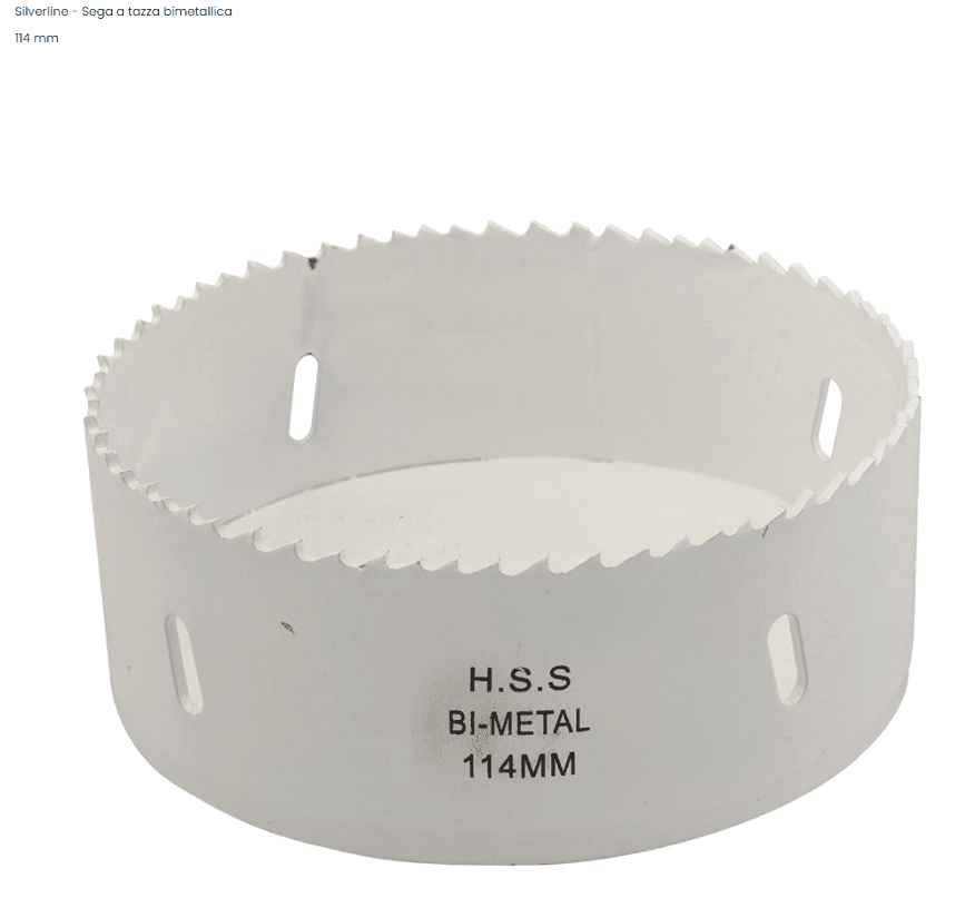 Fresa / Sega a tazza Silverline bimetallica multimateriale Silverline