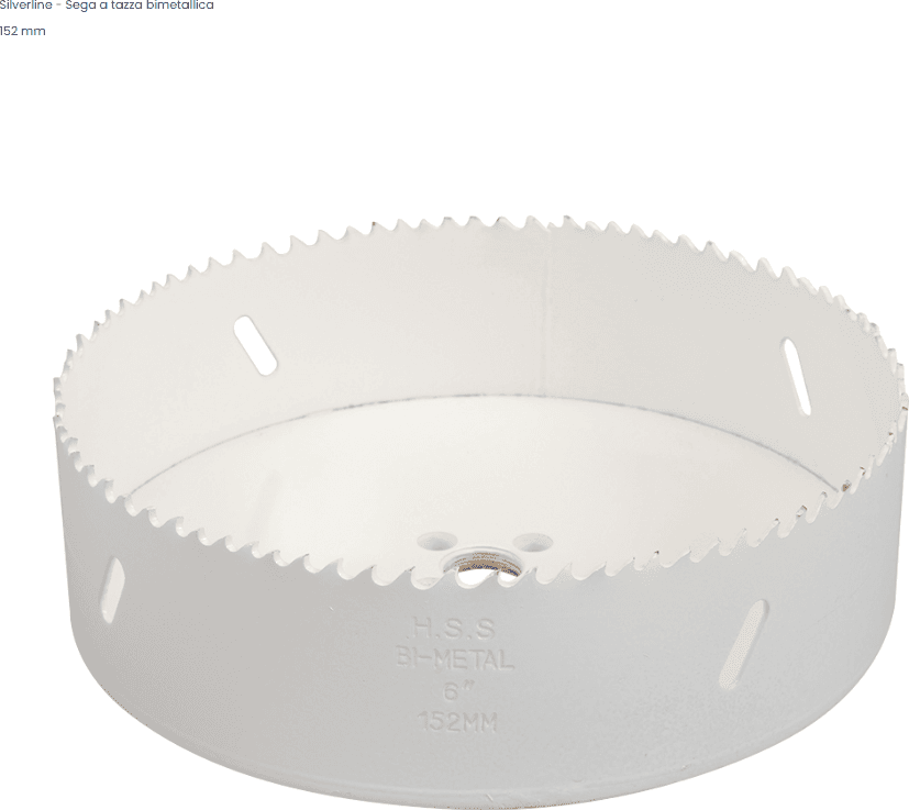 Fresa / Sega a tazza Silverline bimetallica multimateriale Silverline