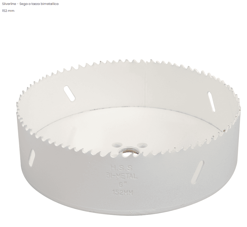 Fresa / Sega a tazza Silverline bimetallica multimateriale Silverline