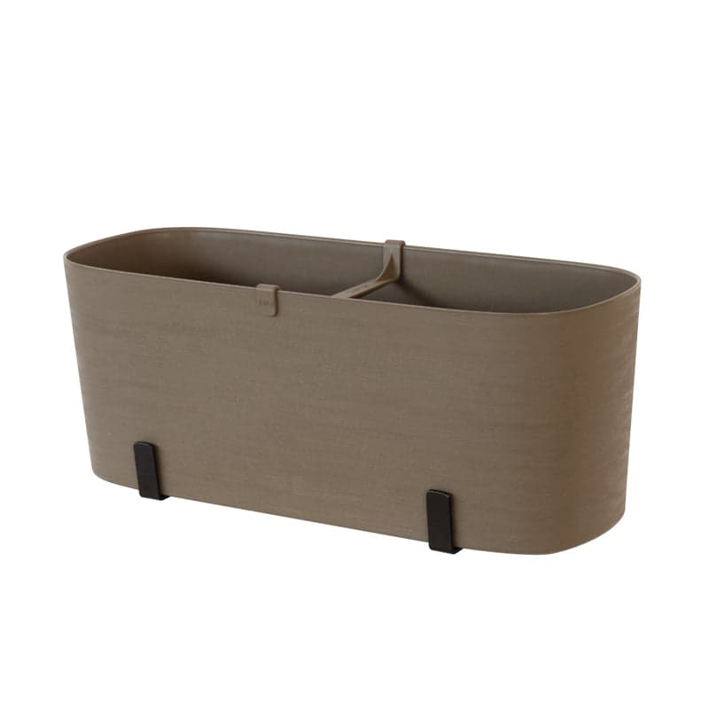 Vaso ecologico "Paros Kit" in plastica 100% riciclata da esterno per fiori e piante Giardino e giardinaggio/Attrezzi da giardino e attrezzature per l'irrigazione/Vasi e accessori per piante/Vasi tradizionali Decor Space - Altamura, Commerciovirtuoso.it