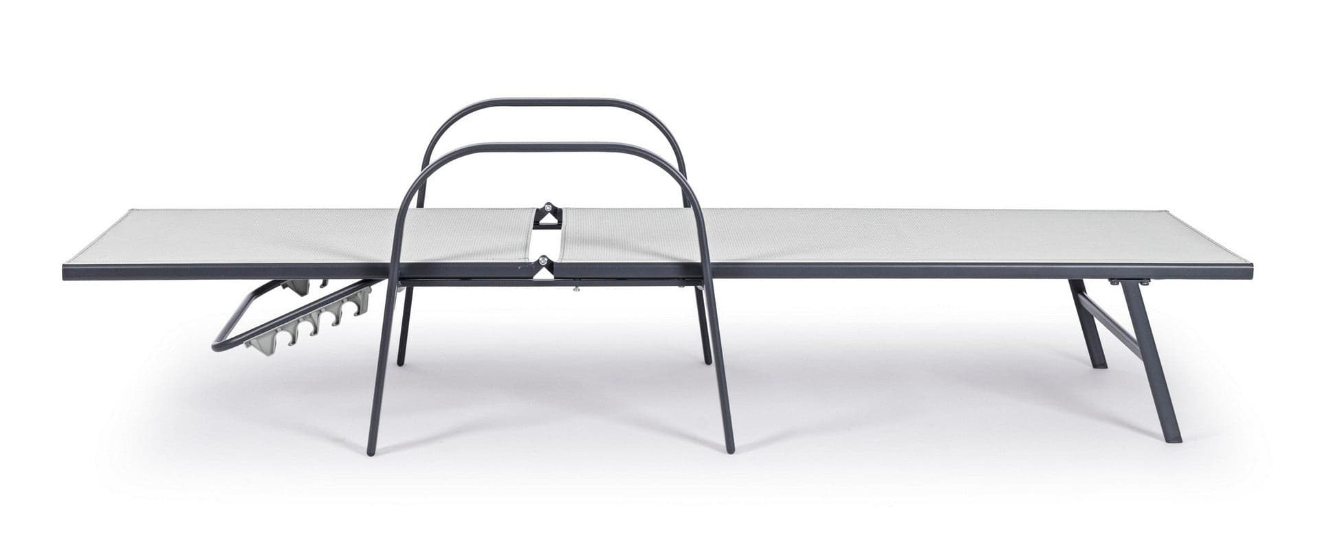 Lettino con braccioli "Arent" con struttura in alluminio verniciato per esterno Giardino e giardinaggio/Arredamento da giardino e accessori/Lettini Decor Space - Altamura, Commerciovirtuoso.it