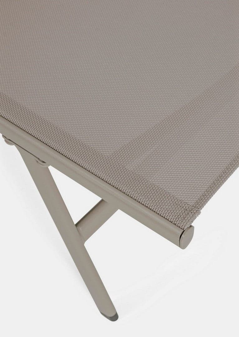 Lettino con braccioli "Arent" con struttura in alluminio verniciato per esterno Giardino e giardinaggio/Arredamento da giardino e accessori/Lettini Decor Space - Altamura, Commerciovirtuoso.it